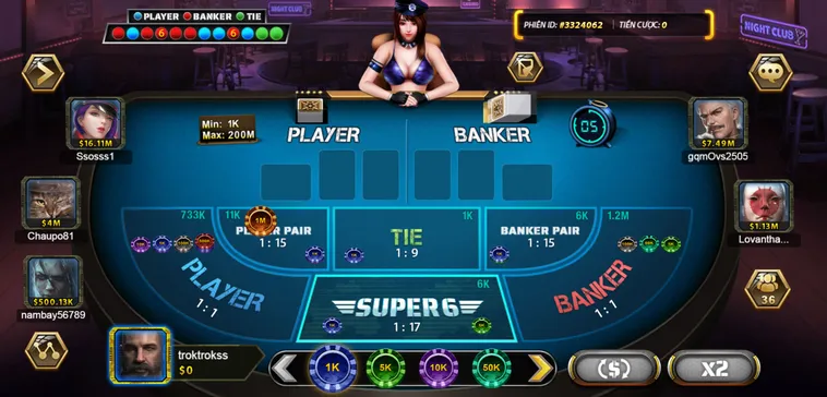 Baccarat Super 6 Tại Gem88 Trải Nghiệm Đánh Bài Đẳng Cấp Với Tỷ Lệ Ăn Thưởng Khủng
