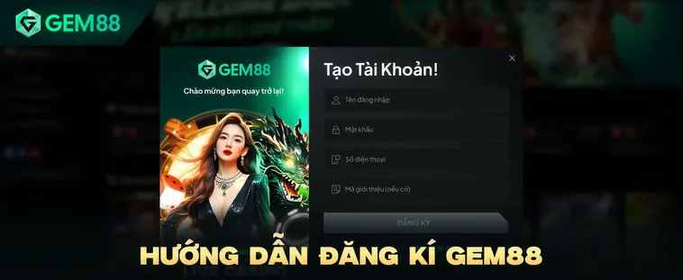 Đăng Ký Gem88 Cực Nhanh Để Khám Phá Thế Giới Giải Trí Đỉnh Cao