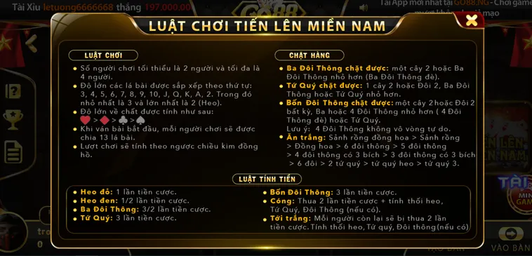 Tiến Lên Miền Nam Tại Gem88 Trải Nghiệm Đỉnh Cao Nhận Thưởng Tiền Tỷ Mỗi Ngày