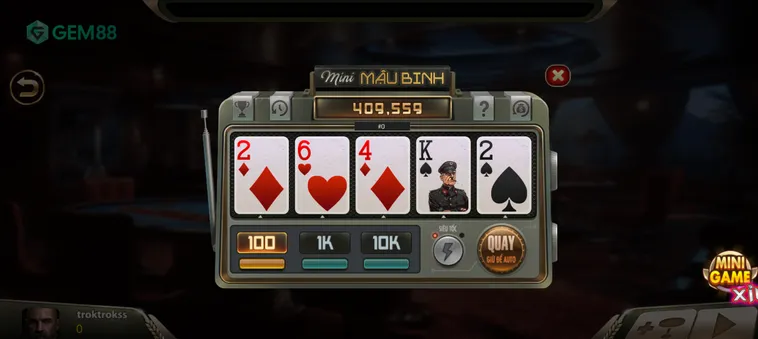 Mini Mậu Binh Tại Gem88 Trải Nghiệm Đỉnh Cao Với Nhịp Độ Chơi Siêu Nhanh