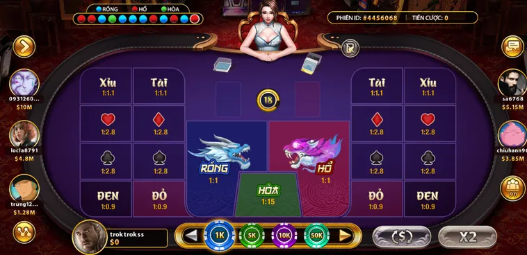 Rồng Hổ Tại Gem88 Trải Nghiệm Đánh Bài Đẳng Cấp Với Nhịp Độ Cực Nhanh