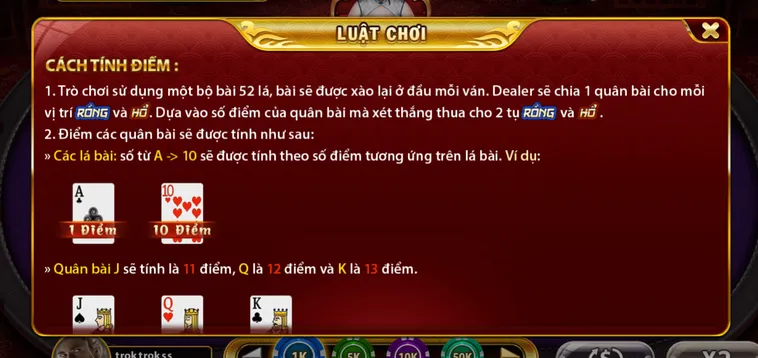 Rồng Hổ Tại Gem88 Trải Nghiệm Đánh Bài Đẳng Cấp Với Nhịp Độ Cực Nhanh