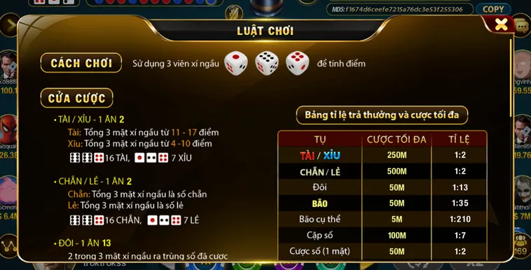 Khám Phá Siêu Phẩm Tài Xỉu Sảnh Rồng Tại Gem88 Đẳng Cấp Đỉnh Cao