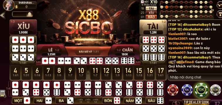 Chinh Phục Đỉnh Cao Sicbo X88 Tại Gem88 Với Phần Thưởng Siêu Khủng